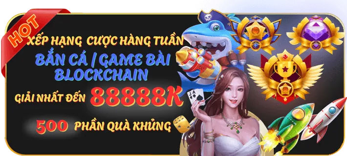 Banner khuyến mãi hấp dẫn của choangclub với các đồng tiền thưởng vàng